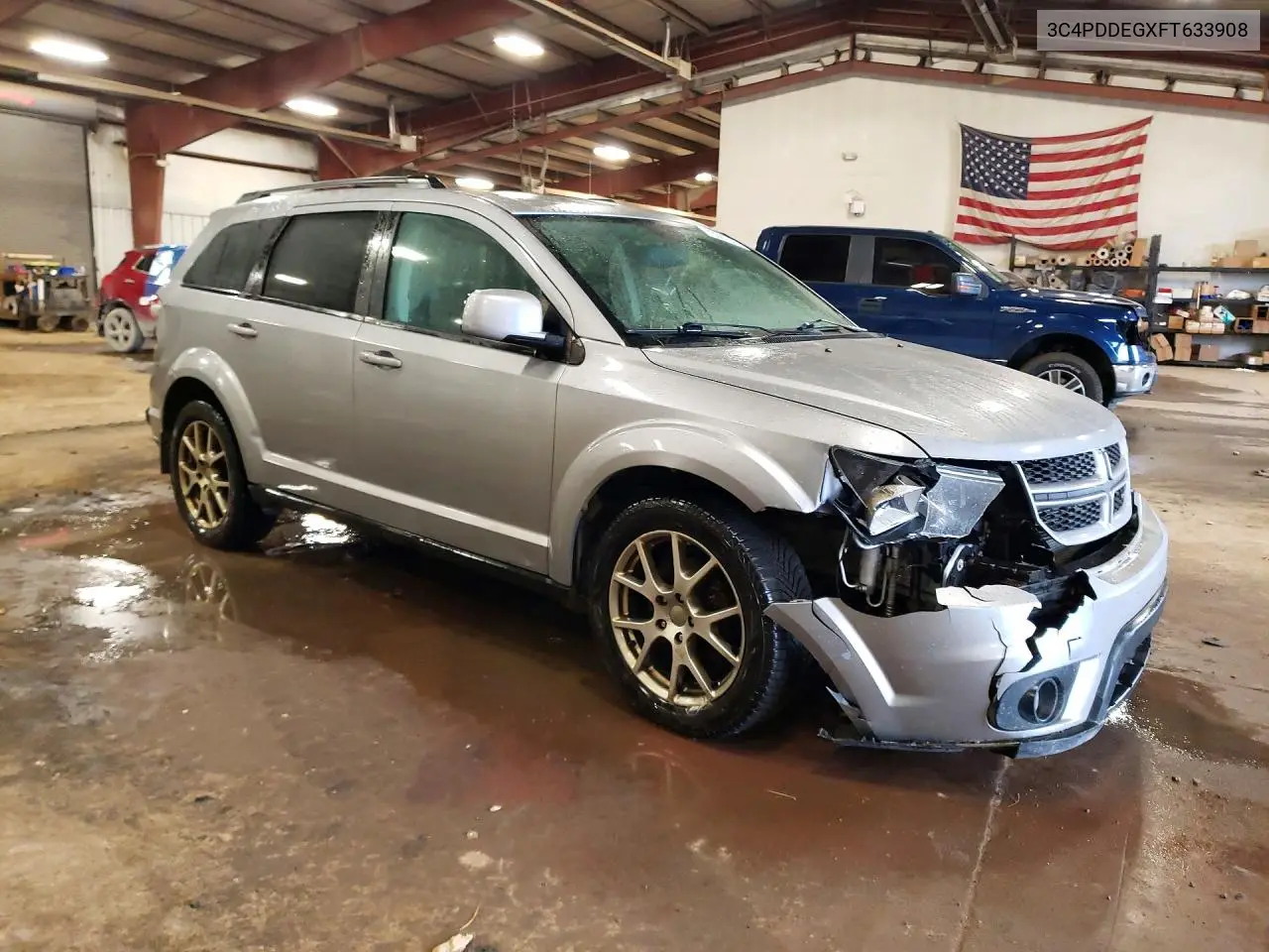 2015 DODGE JOURNEY VIN 3C4PDDEGXFT633908 — фото 4