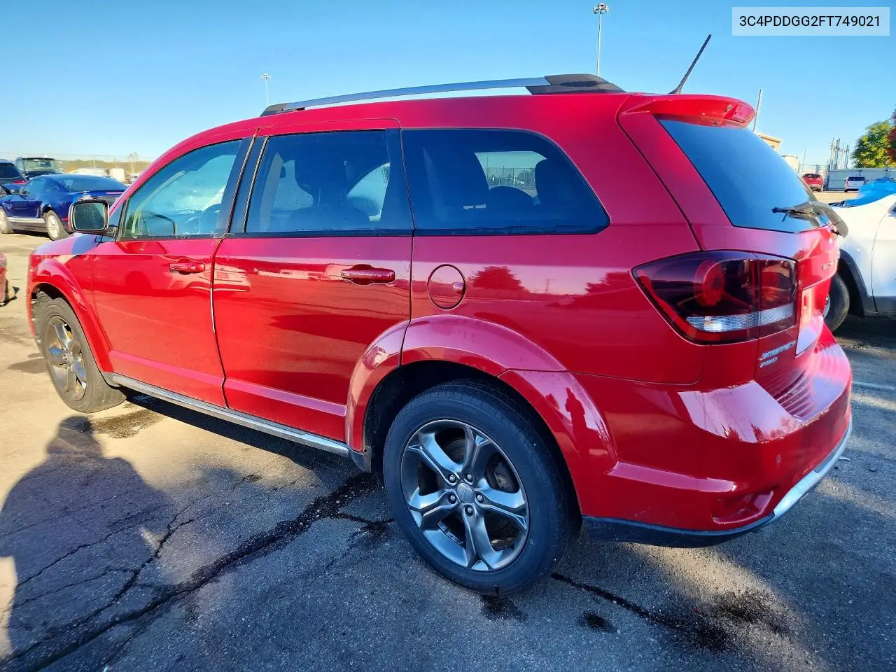 2015 DODGE JOURNEY VIN 3C4PDDGG2FT749021 — фото 2