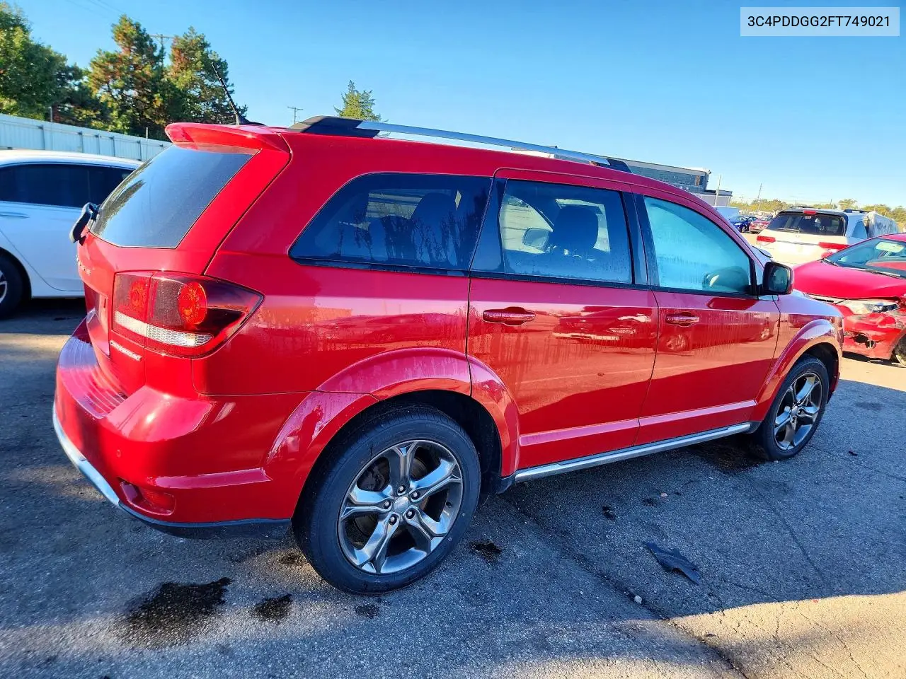 2015 DODGE JOURNEY VIN 3C4PDDGG2FT749021 — фото 3
