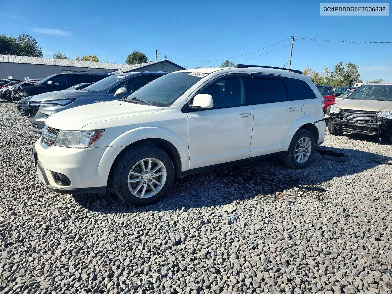 DODGE JOURNEY 2015, VIN 3C4PDDBG6FT606838