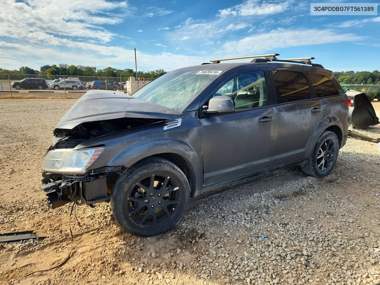 DODGE JOURNEY 2015, VIN 3C4PDDBG7FT561389