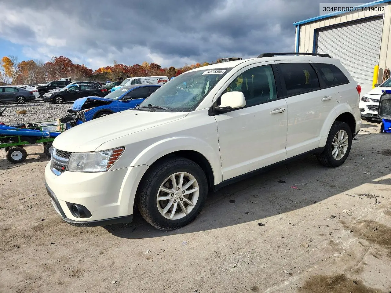 DODGE JOURNEY 2015, VIN 3C4PDDBG7FT619002