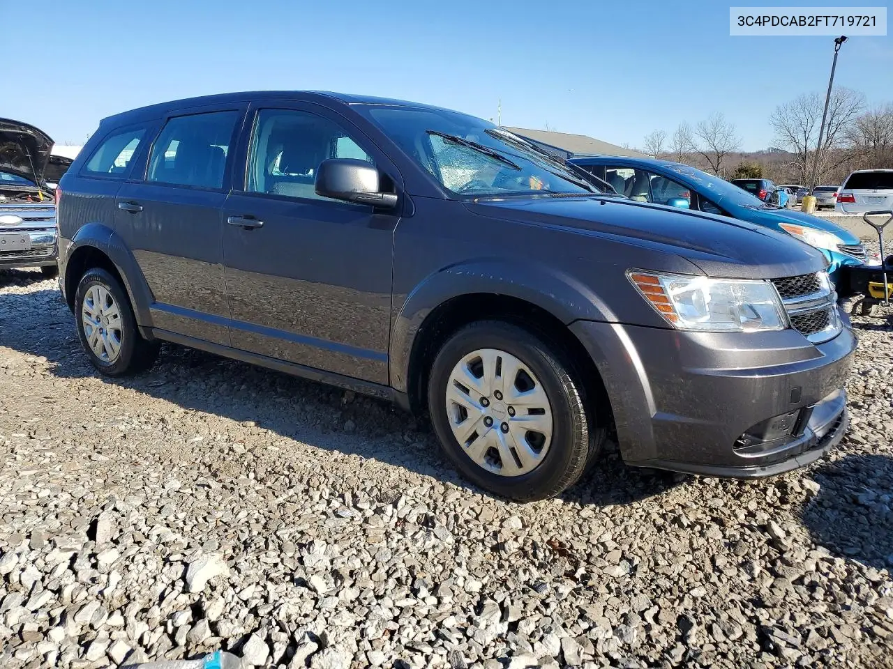 2015 DODGE JOURNEY VIN 3C4PDCAB2FT719721 — фото 4