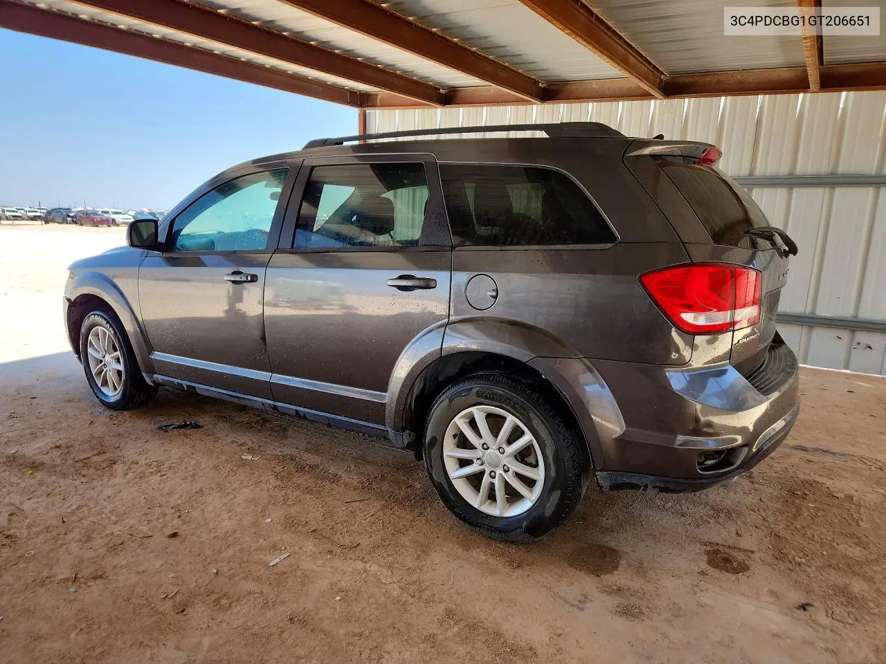 2016 DODGE JOURNEY VIN 3C4PDCBG1GT206651 — фото 2
