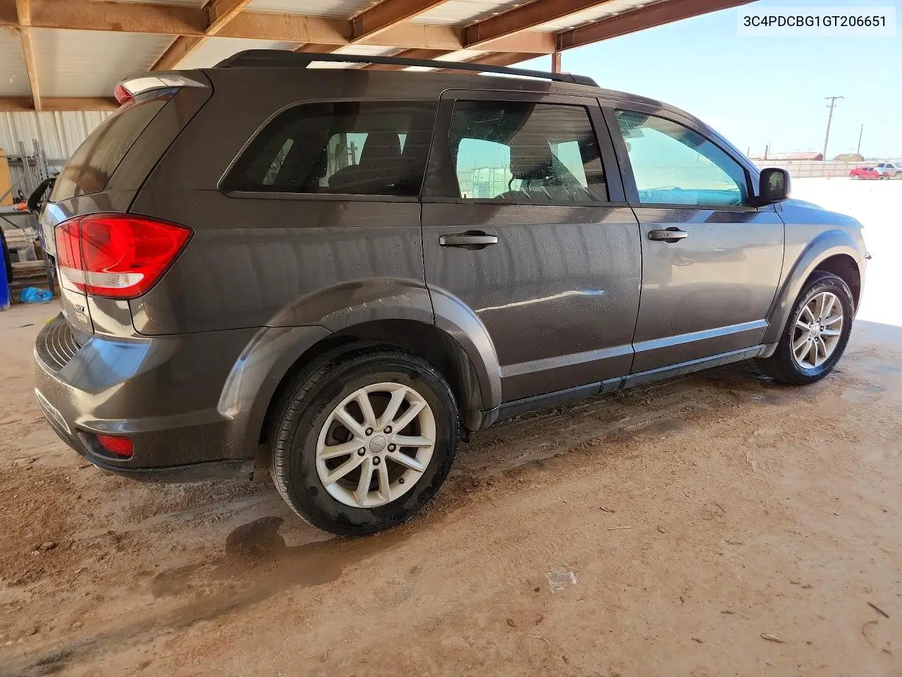 2016 DODGE JOURNEY VIN 3C4PDCBG1GT206651 — фото 3