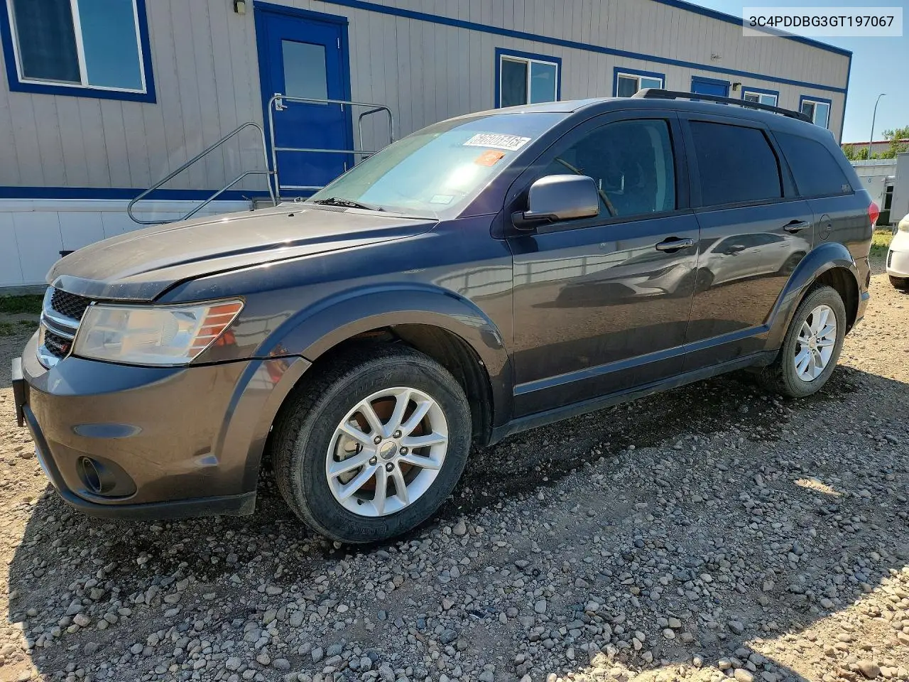 DODGE JOURNEY 2016, VIN 3C4PDDBG3GT197067
