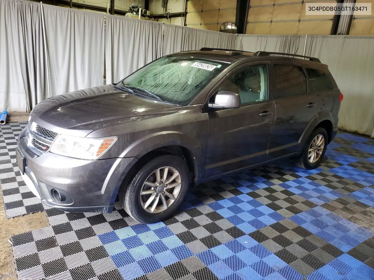 DODGE JOURNEY 2016, VIN 3C4PDDBG5GT163471