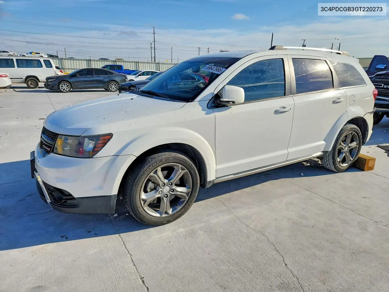 DODGE JOURNEY 2016, VIN 3C4PDCGB3GT220273