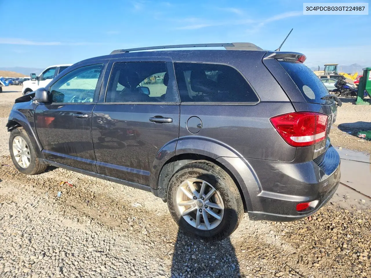 2016 DODGE JOURNEY VIN 3C4PDCBG3GT224987 — фото 2
