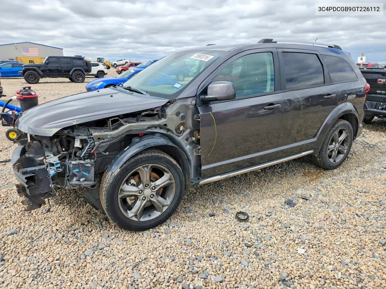 DODGE JOURNEY 2016, VIN 3C4PDCGB9GT226112