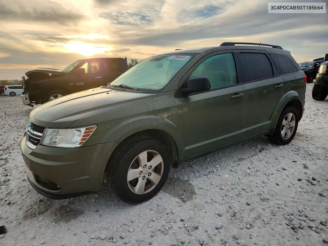 DODGE JOURNEY 2016, VIN 3C4PDCAB5GT185664