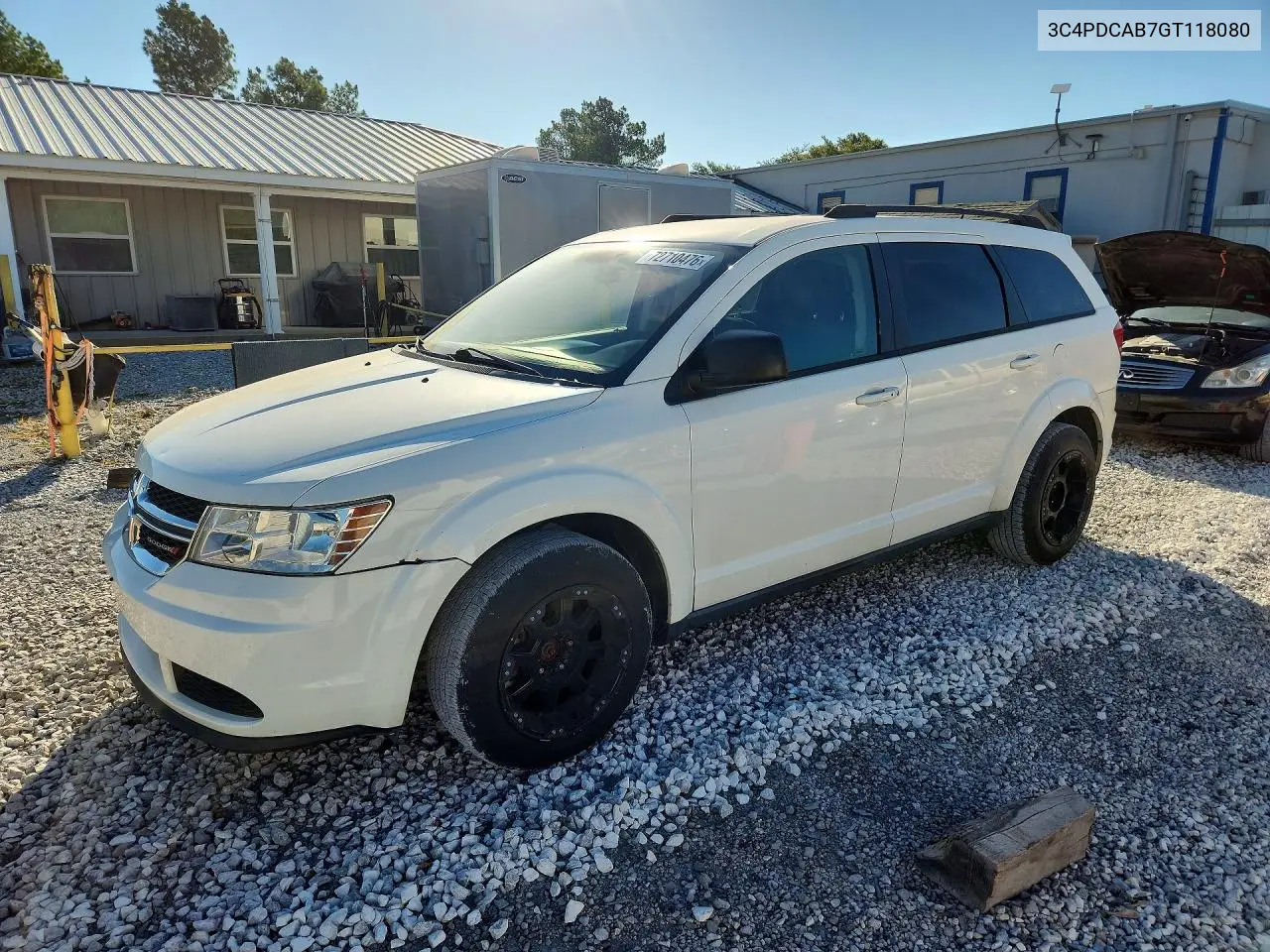 DODGE JOURNEY 2016, VIN 3C4PDCAB7GT118080