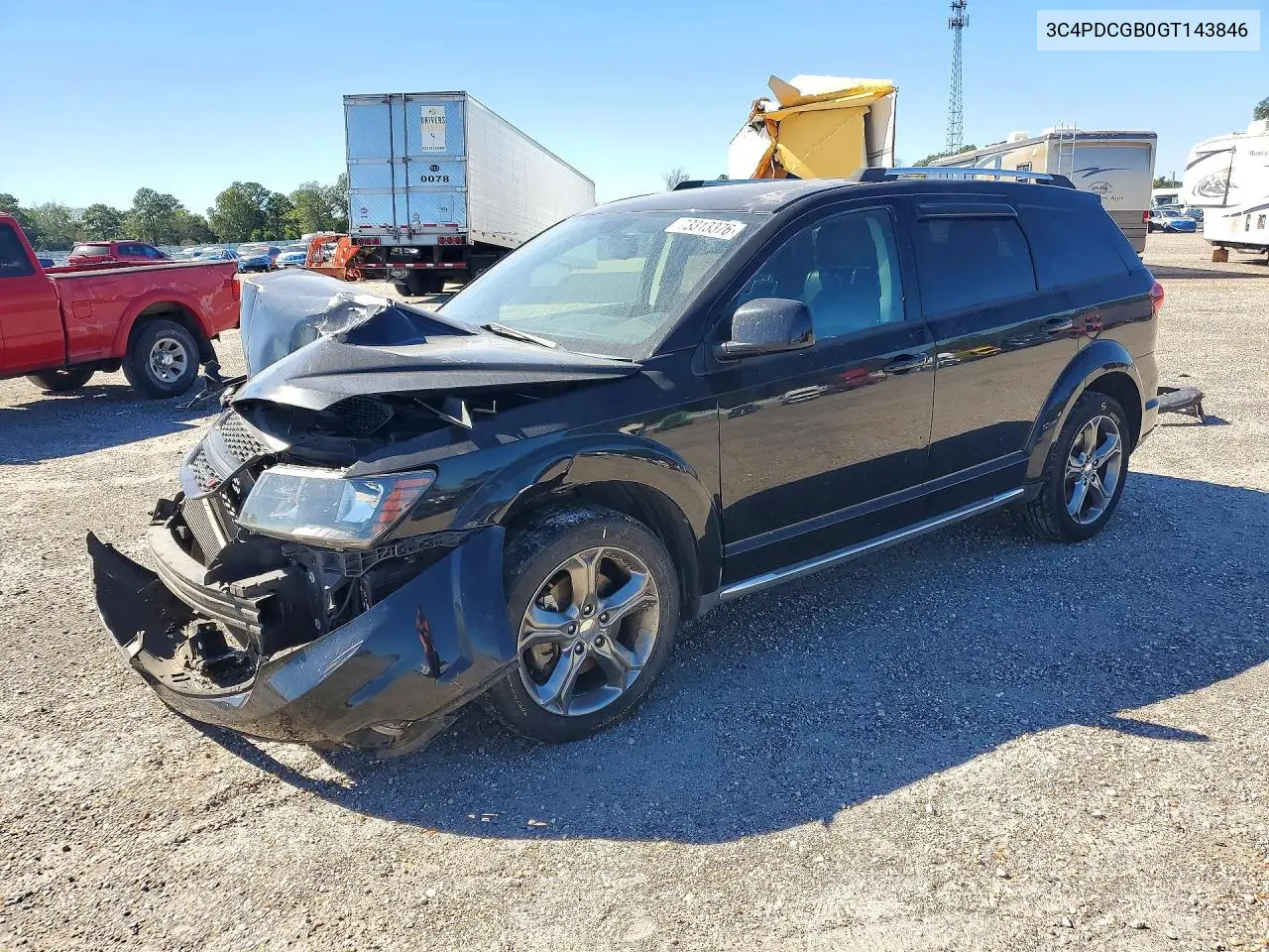 DODGE JOURNEY 2016, VIN 3C4PDCGB0GT143846