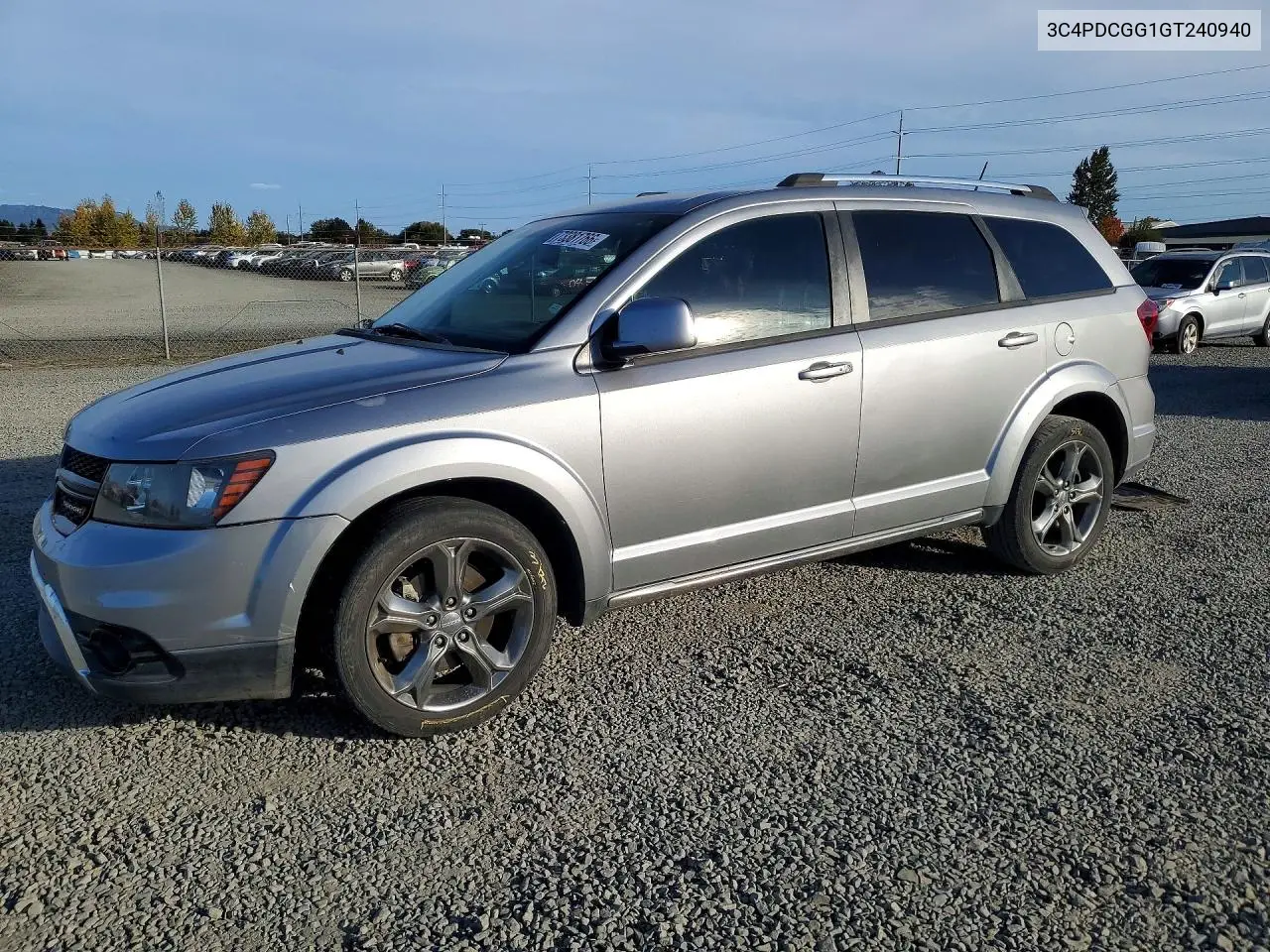 DODGE JOURNEY 2016, VIN 3C4PDCGG1GT240940