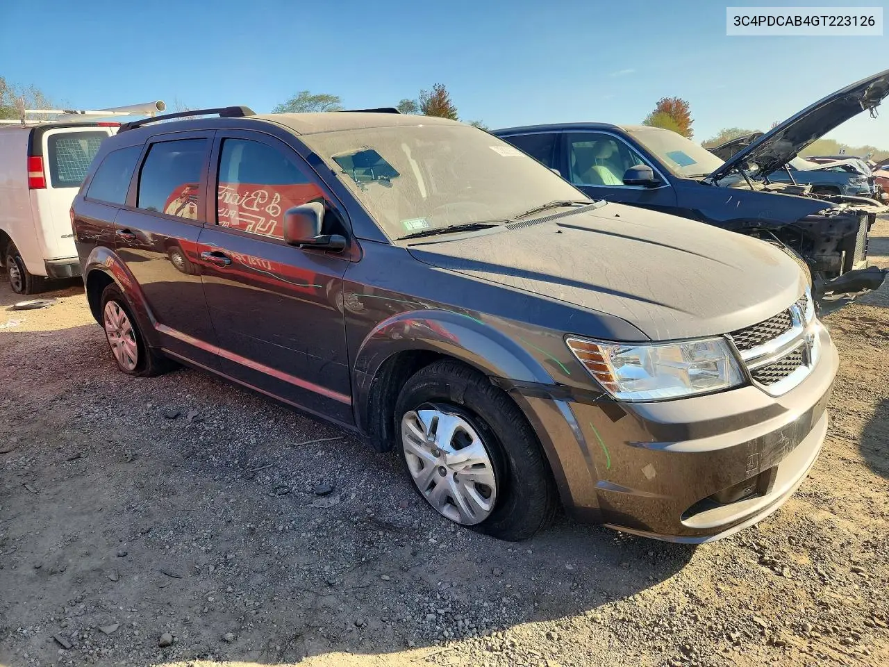 2016 DODGE JOURNEY VIN 3C4PDCAB4GT223126 — фото 4