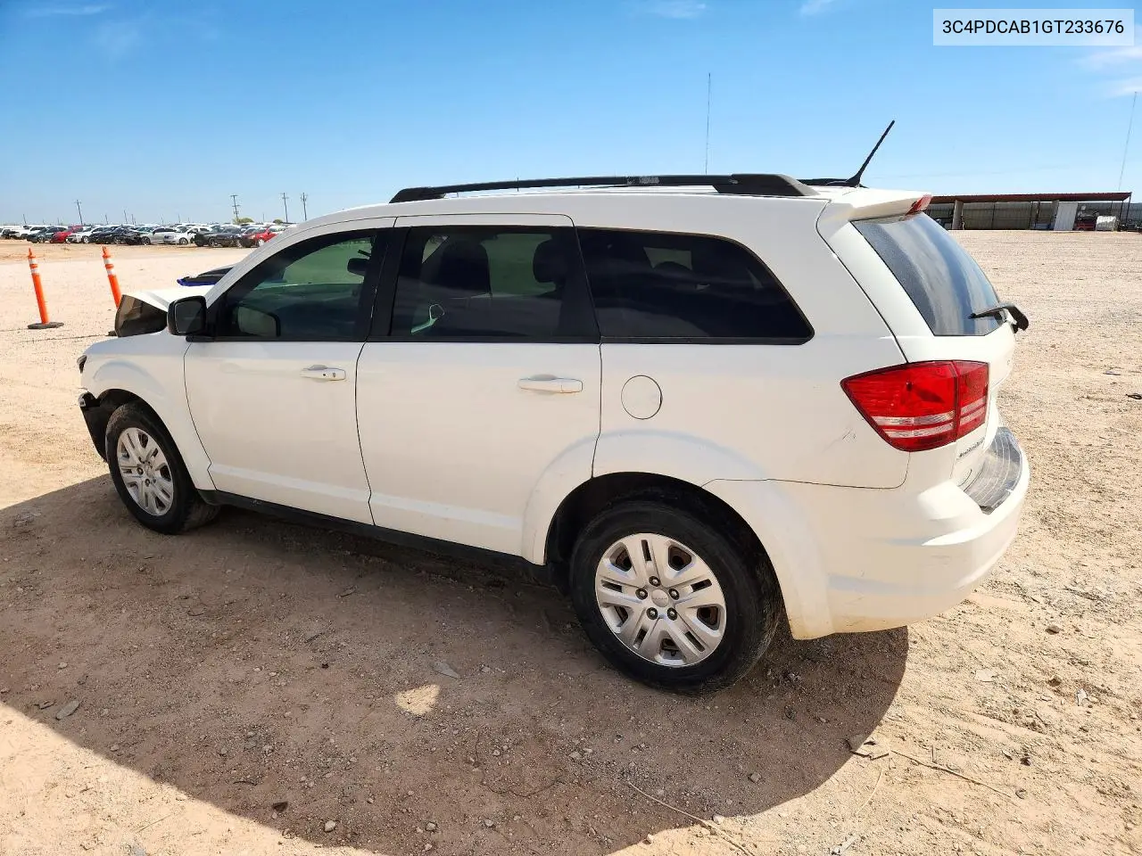 2016 DODGE JOURNEY VIN 3C4PDCAB1GT233676 — фото 2