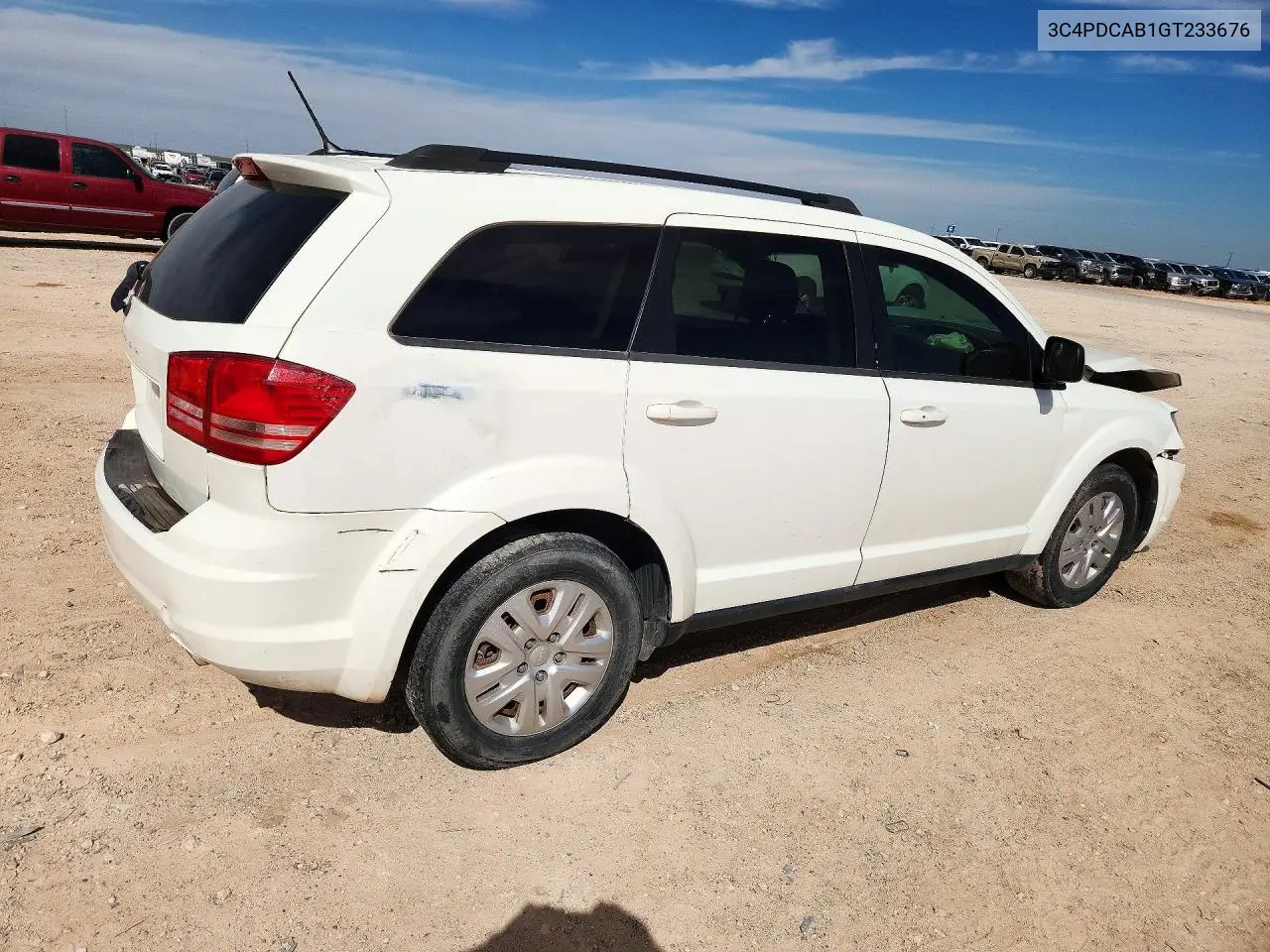 2016 DODGE JOURNEY VIN 3C4PDCAB1GT233676 — фото 3