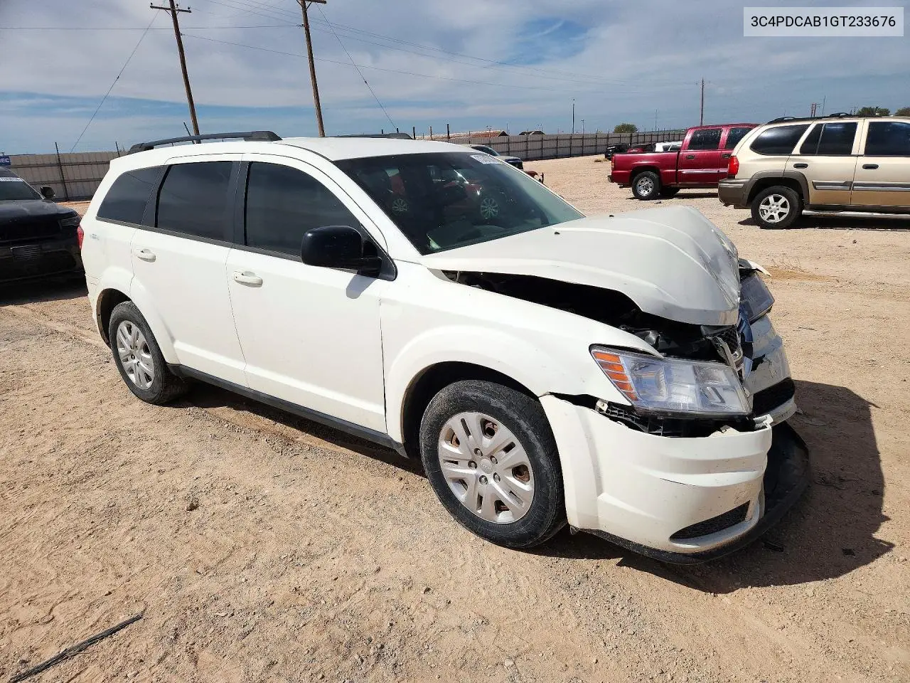 2016 DODGE JOURNEY VIN 3C4PDCAB1GT233676 — фото 4