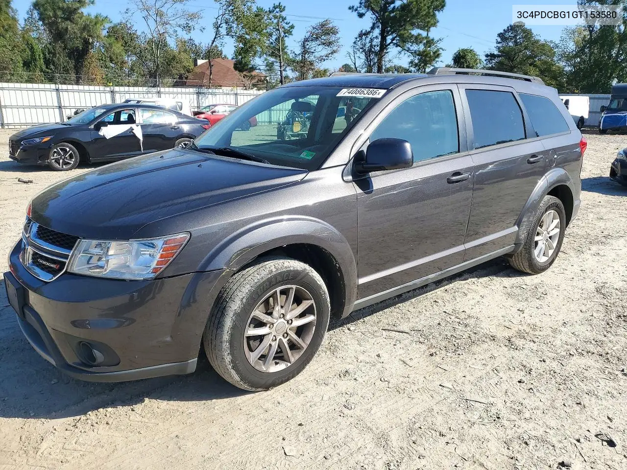 DODGE JOURNEY 2016, VIN 3C4PDCBG1GT153580