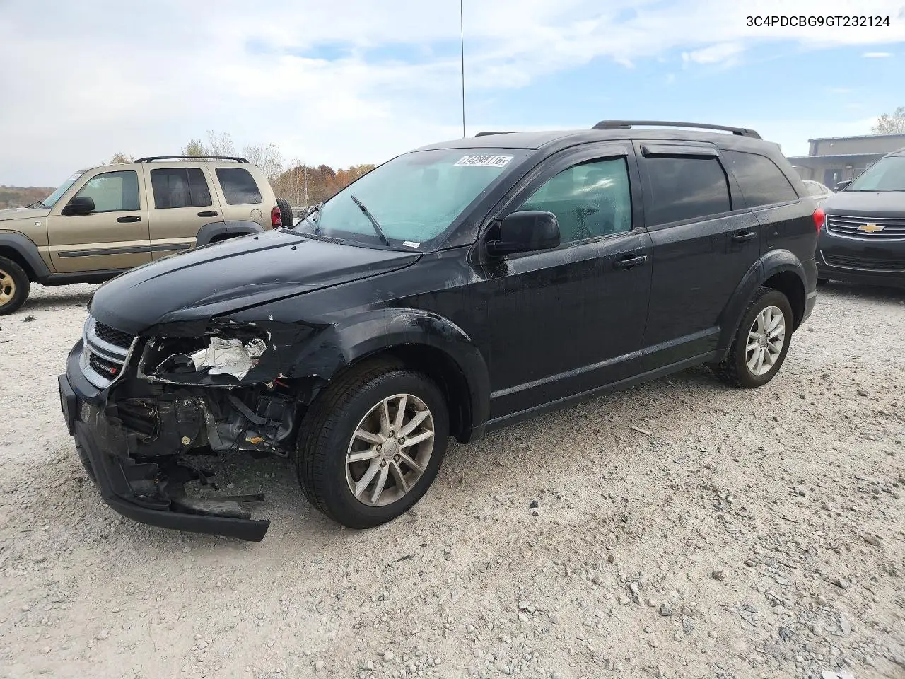 DODGE JOURNEY 2016, VIN 3C4PDCBG9GT232124