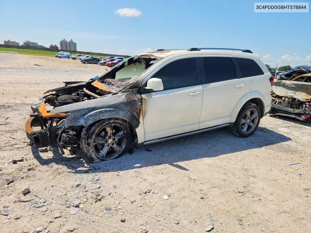DODGE JOURNEY 2017, VIN 3C4PDDGG8HT578844