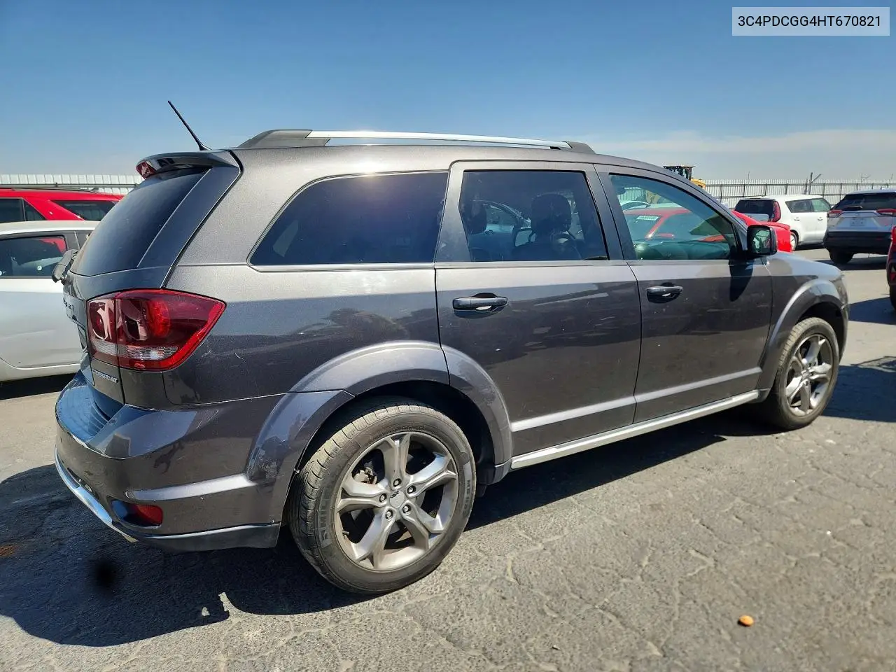 2017 DODGE JOURNEY VIN 3C4PDCGG4HT670821 — фото 3