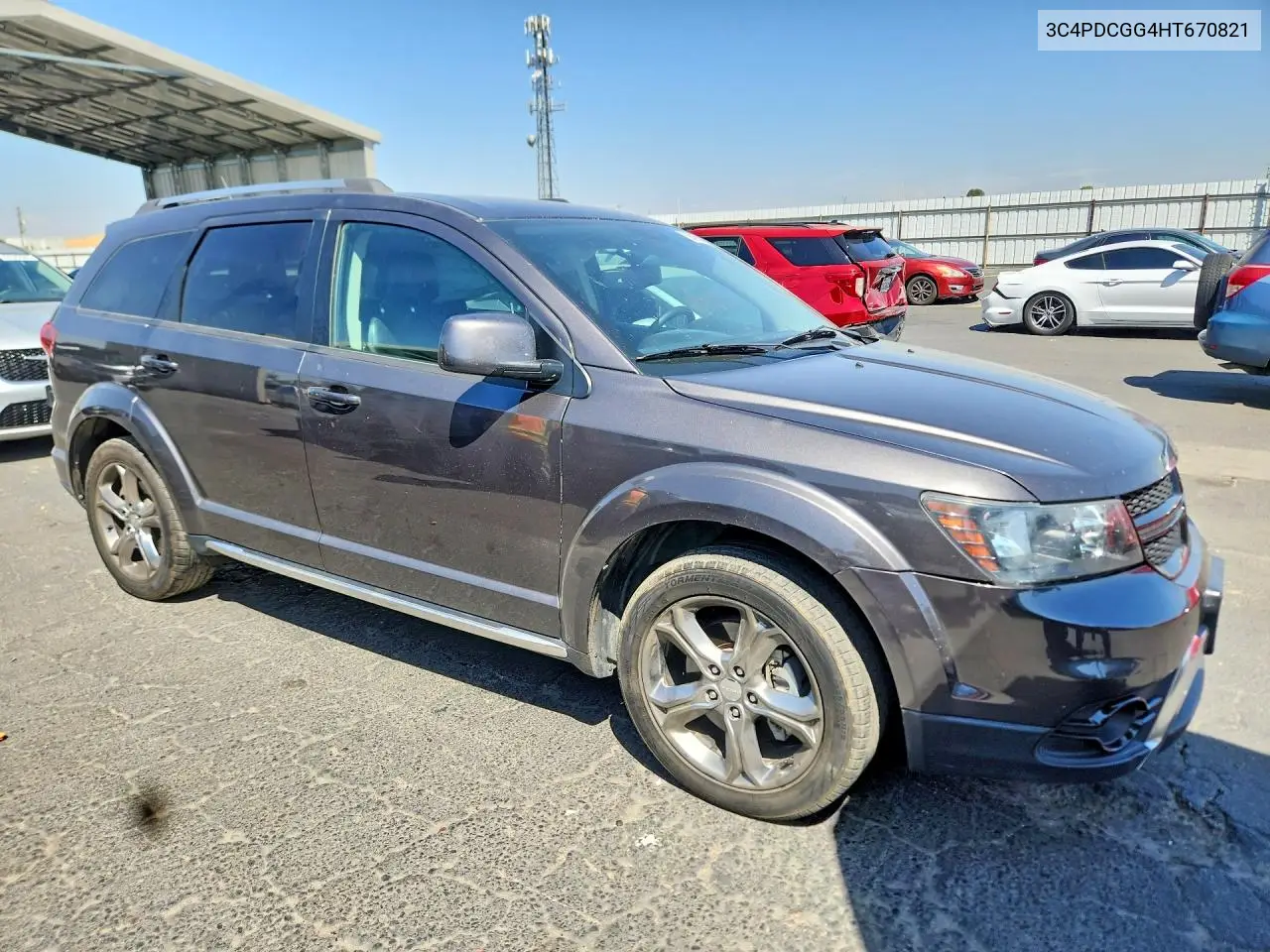 2017 DODGE JOURNEY VIN 3C4PDCGG4HT670821 — фото 4