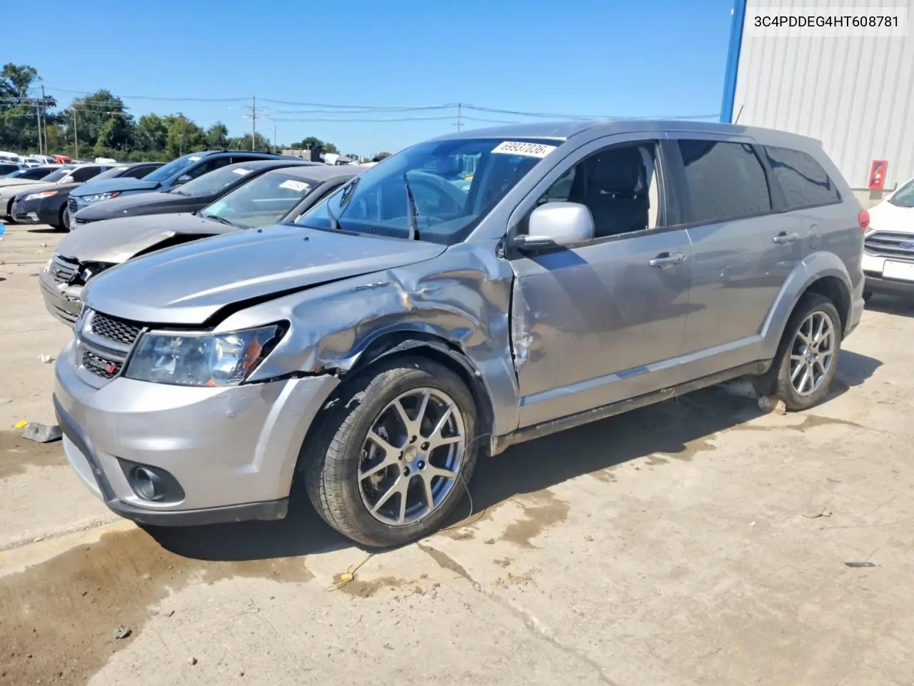 DODGE JOURNEY 2017, VIN 3C4PDDEG4HT608781
