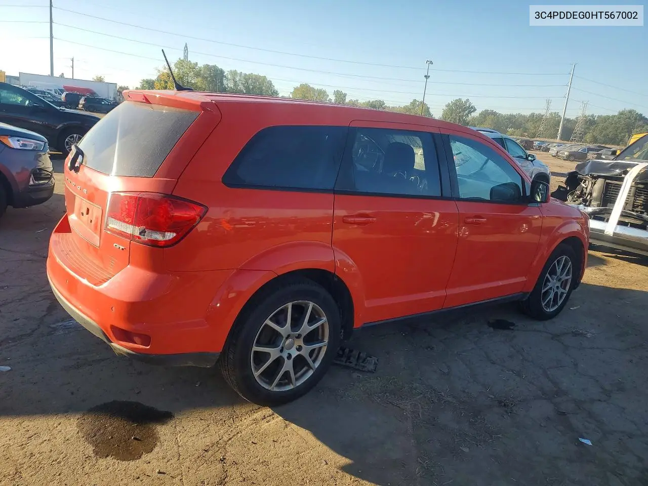 2017 DODGE JOURNEY VIN 3C4PDDEG0HT567002 — фото 5