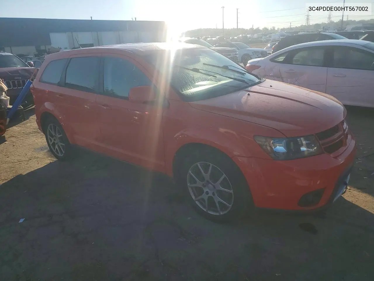 DODGE JOURNEY 2017, VIN 3C4PDDEG0HT567002