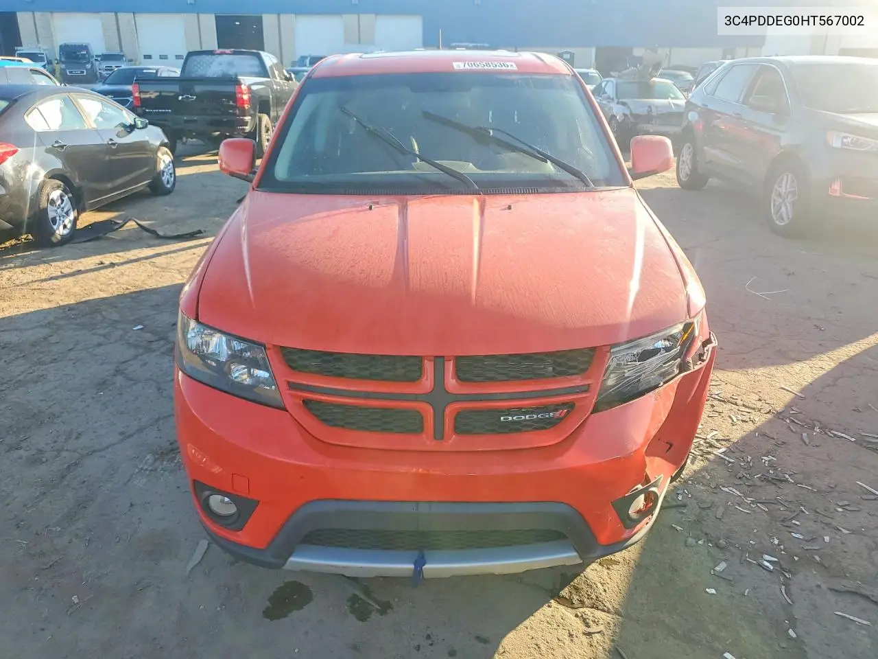 2017 DODGE JOURNEY VIN 3C4PDDEG0HT567002 — фото 2