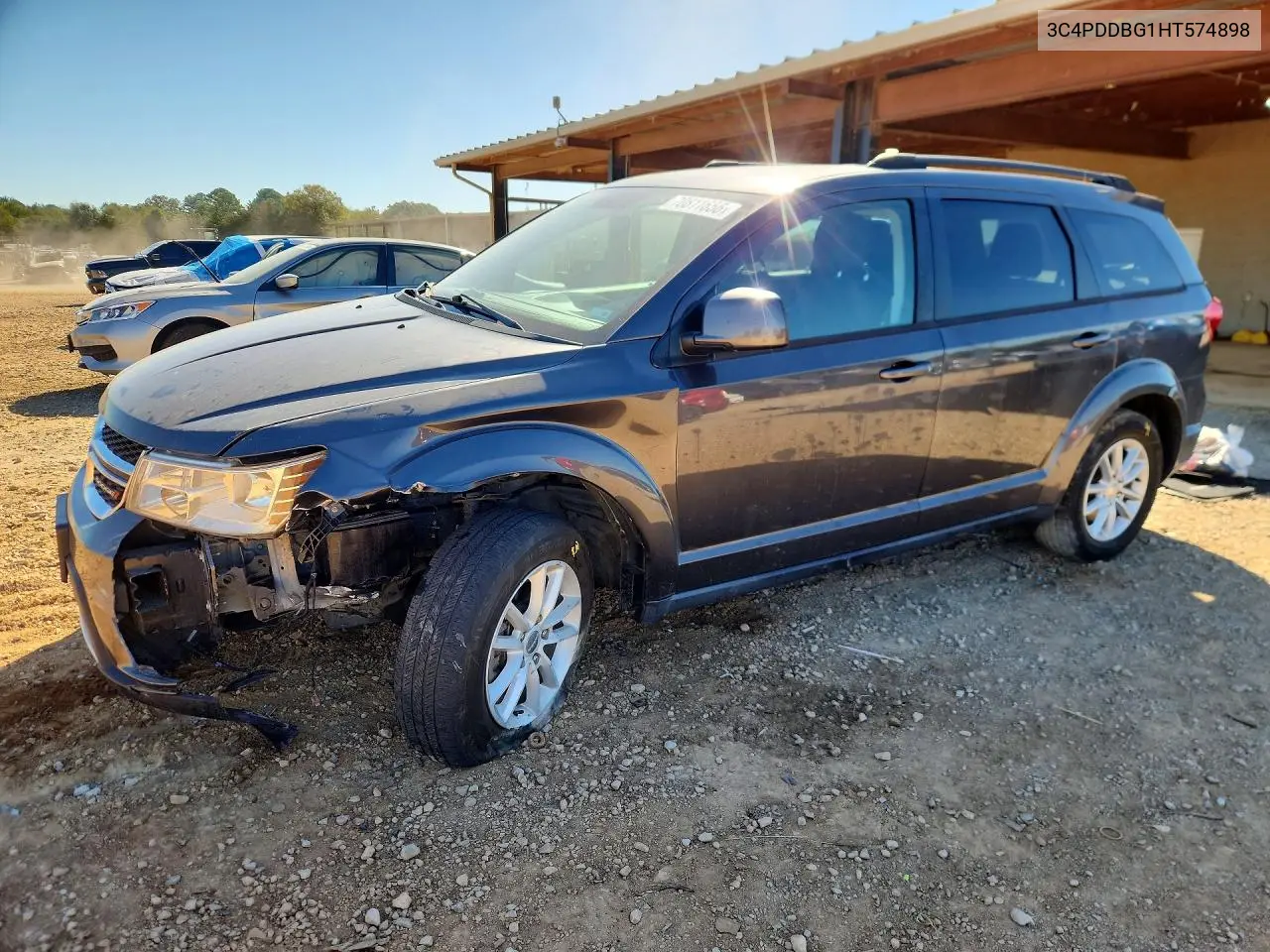 DODGE JOURNEY 2017, VIN 3C4PDDBG1HT574898