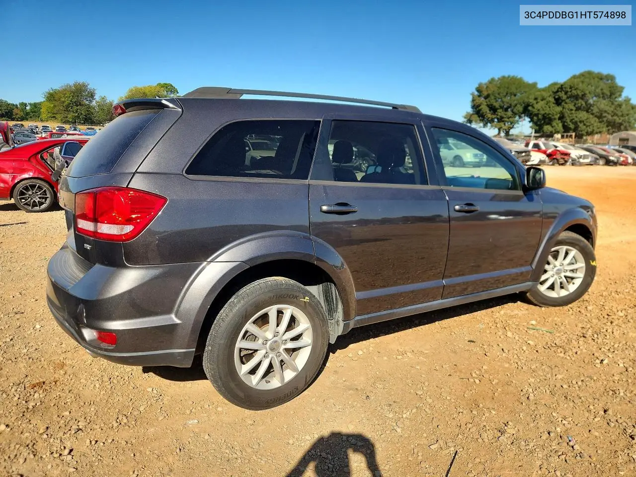 2017 DODGE JOURNEY VIN 3C4PDDBG1HT574898 — фото 3