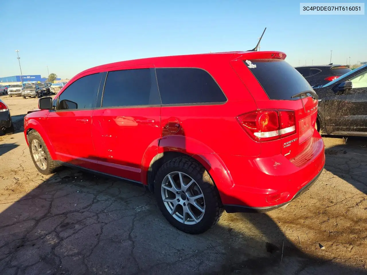 2017 DODGE JOURNEY VIN 3C4PDDEG7HT616051 — фото 2