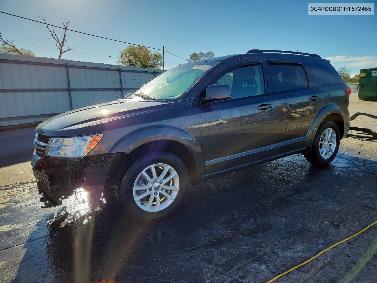 DODGE JOURNEY 2017, VIN 3C4PDCBG1HT572465