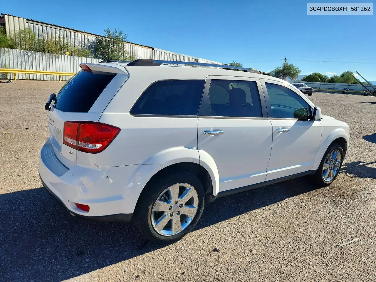 2017 DODGE JOURNEY VIN 3C4PDCBGXHT581262 — фото 3