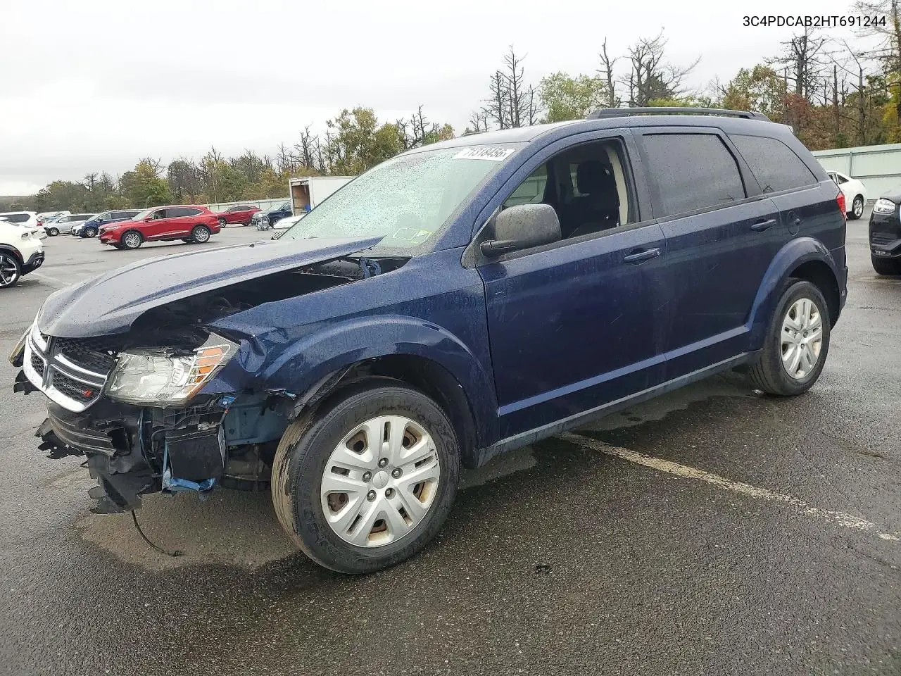 DODGE JOURNEY 2017, VIN 3C4PDCAB2HT691244