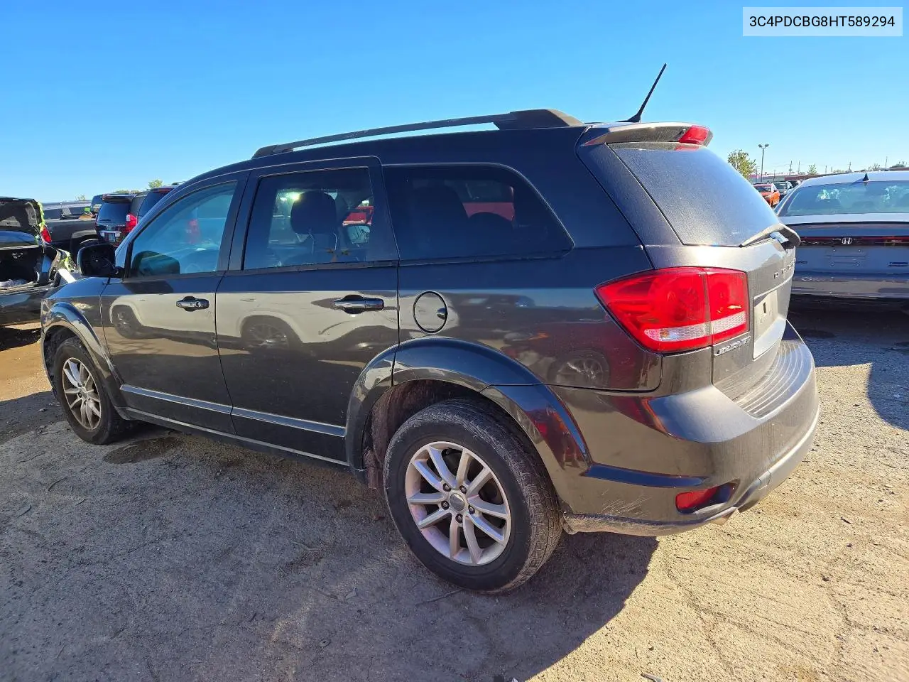 2017 DODGE JOURNEY VIN 3C4PDCBG8HT589294 — фото 3