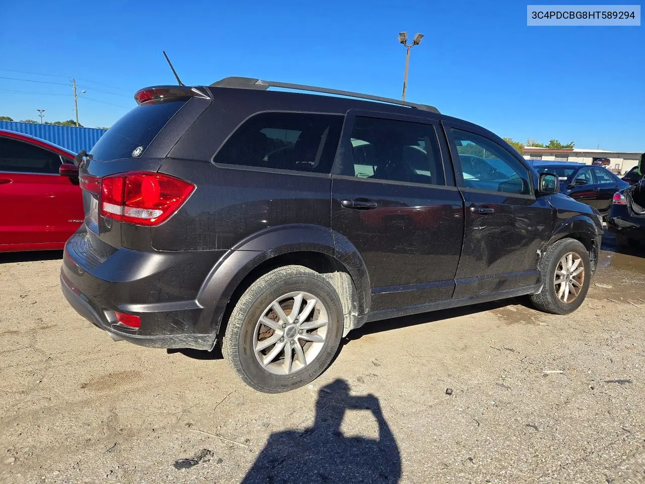 2017 DODGE JOURNEY VIN 3C4PDCBG8HT589294 — фото 4