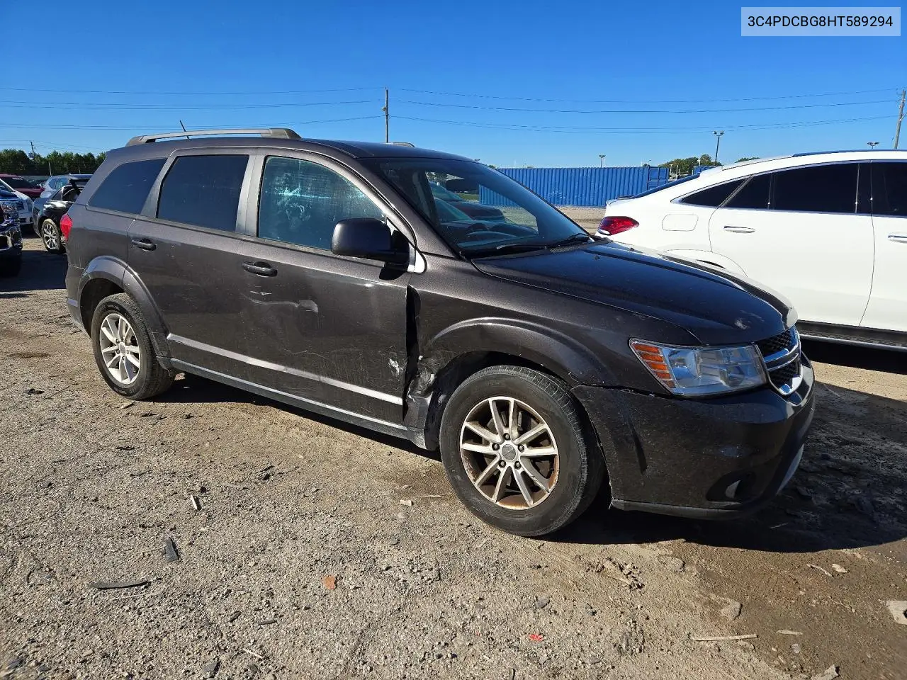 DODGE JOURNEY 2017, VIN 3C4PDCBG8HT589294