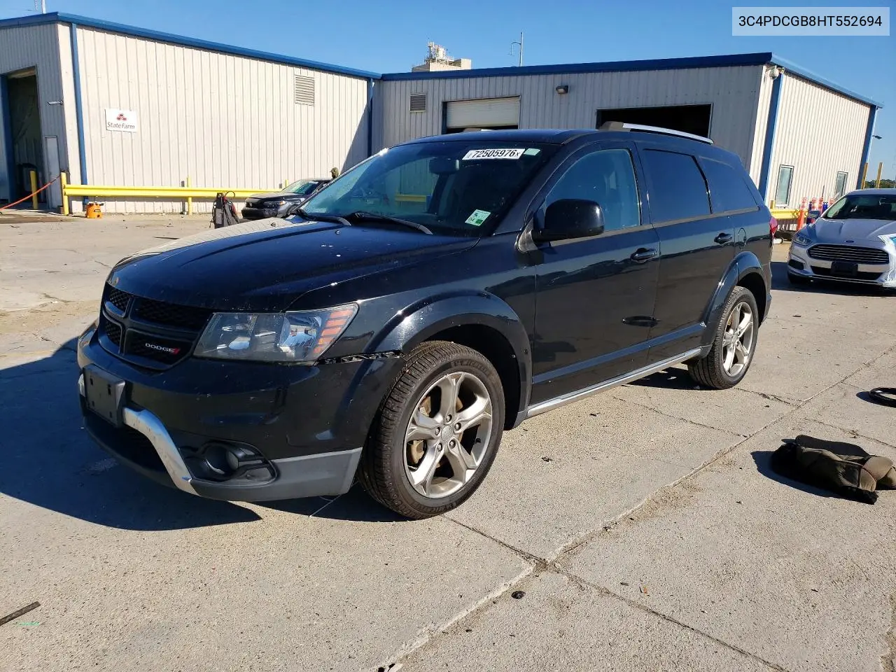 DODGE JOURNEY 2017, VIN 3C4PDCGB8HT552694
