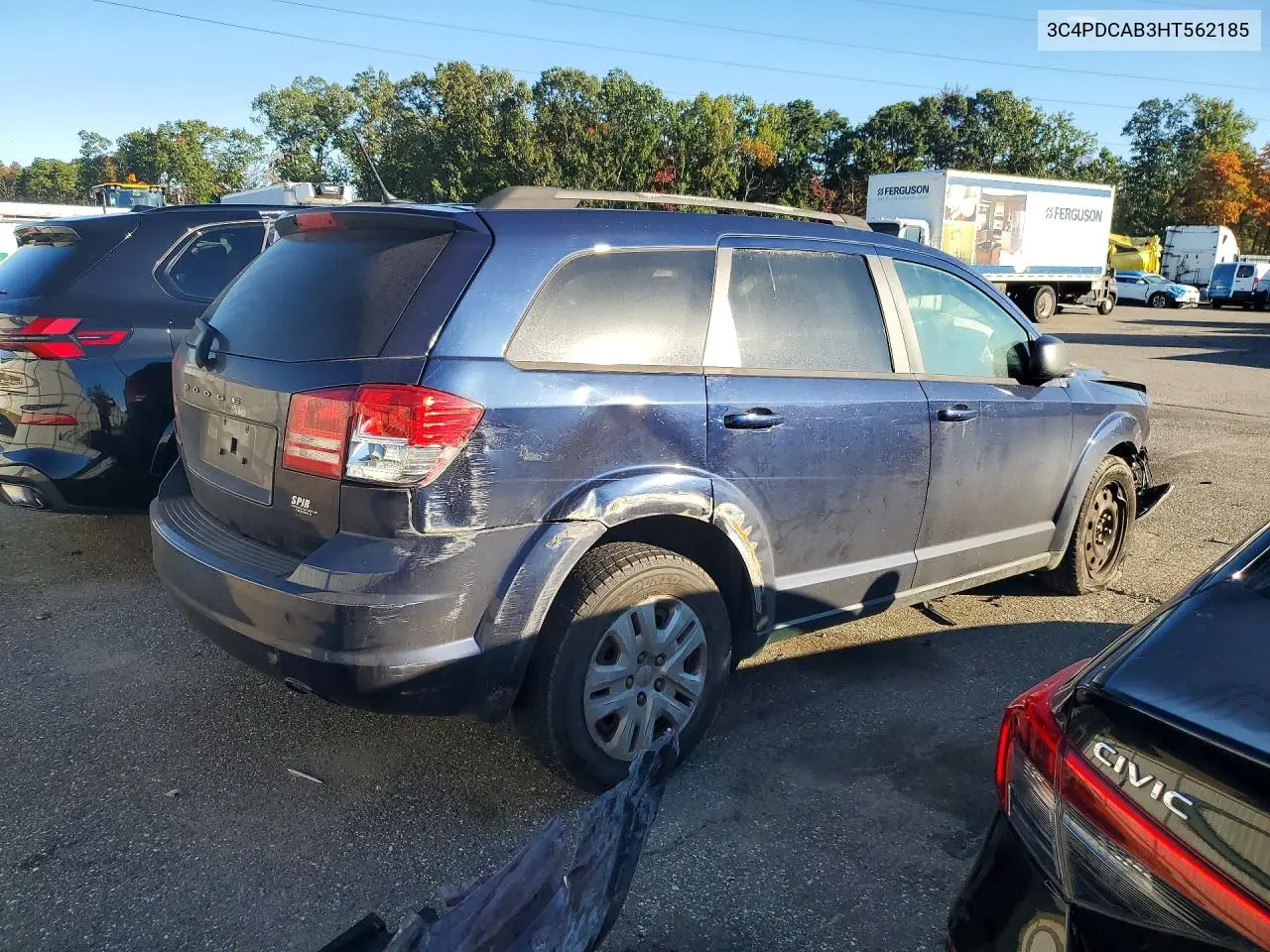 2017 DODGE JOURNEY VIN 3C4PDCAB3HT562185 — фото 3
