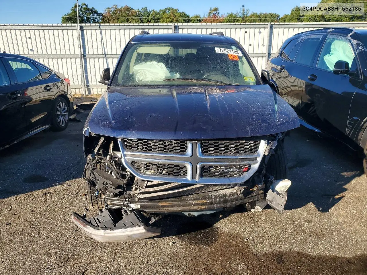 2017 DODGE JOURNEY VIN 3C4PDCAB3HT562185 — фото 5