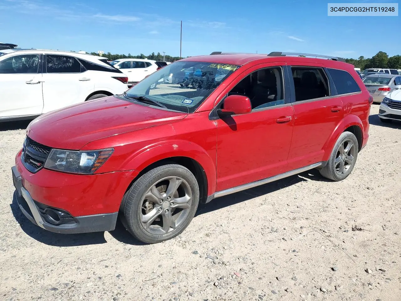 DODGE JOURNEY 2017, VIN 3C4PDCGG2HT519248