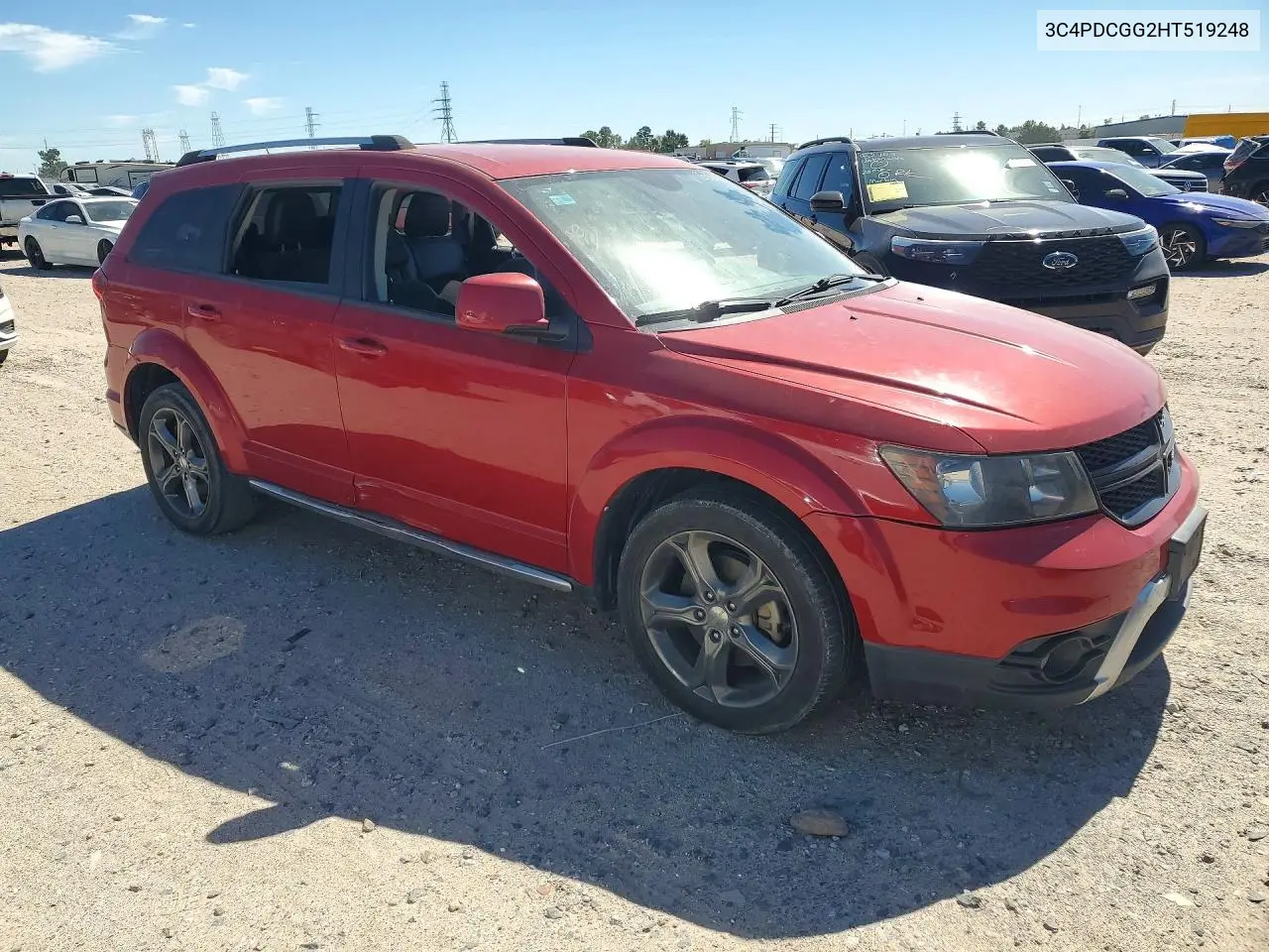 2017 DODGE JOURNEY VIN 3C4PDCGG2HT519248 — фото 4