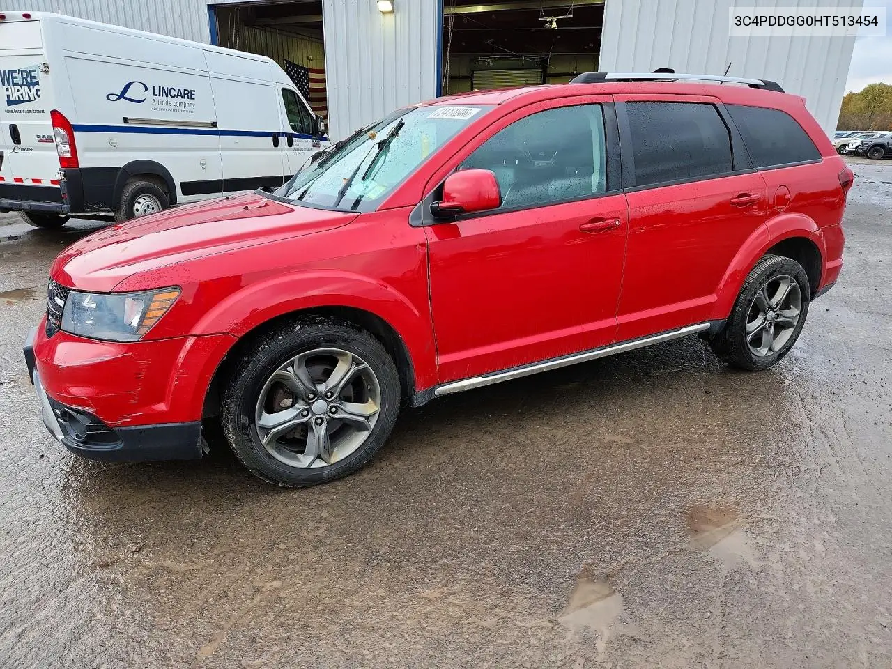 DODGE JOURNEY 2017, VIN 3C4PDDGG0HT513454