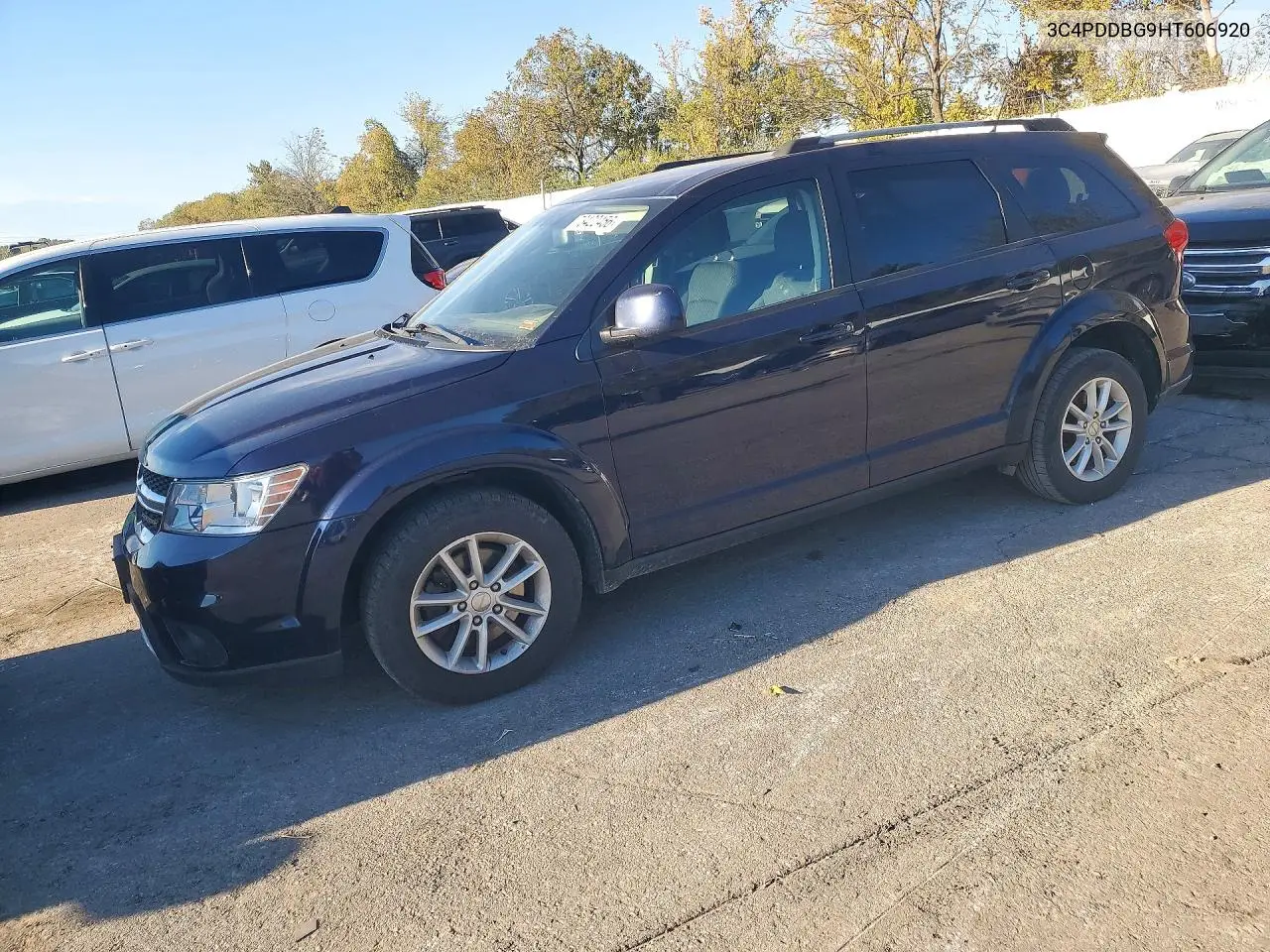 DODGE JOURNEY 2017, VIN 3C4PDDBG9HT606920