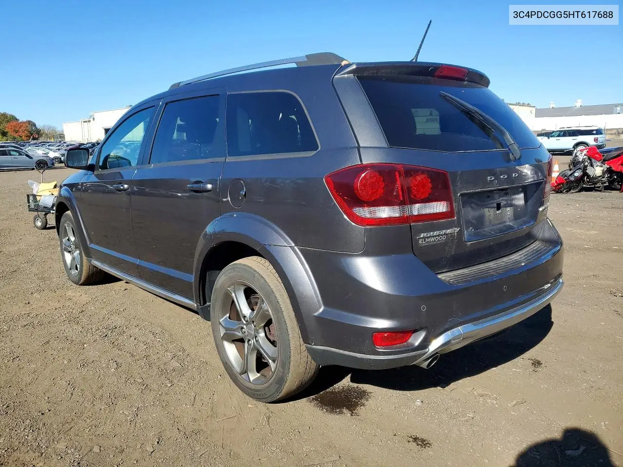 2017 DODGE JOURNEY VIN 3C4PDCGG5HT617688 — фото 2