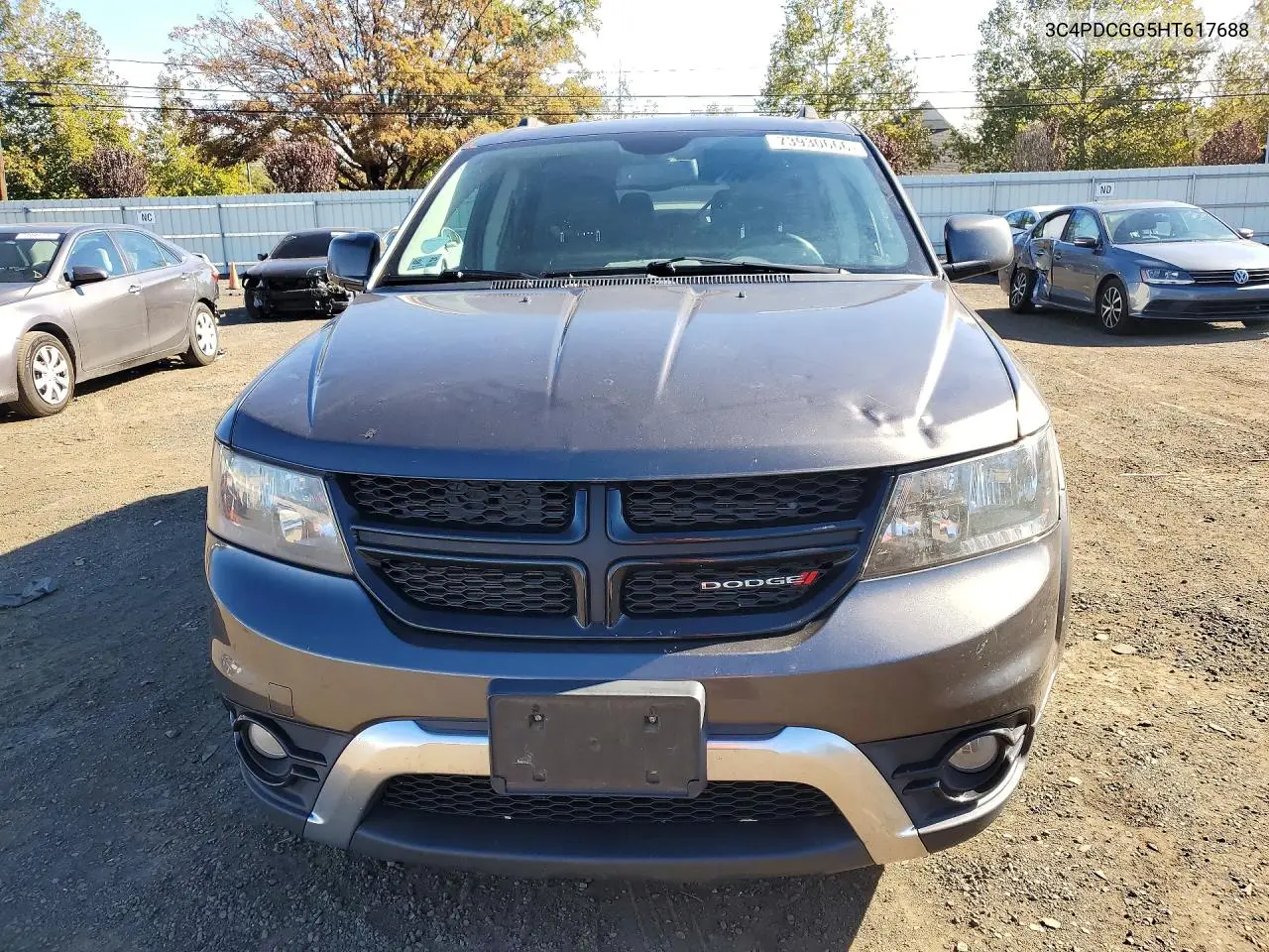 2017 DODGE JOURNEY VIN 3C4PDCGG5HT617688 — фото 5