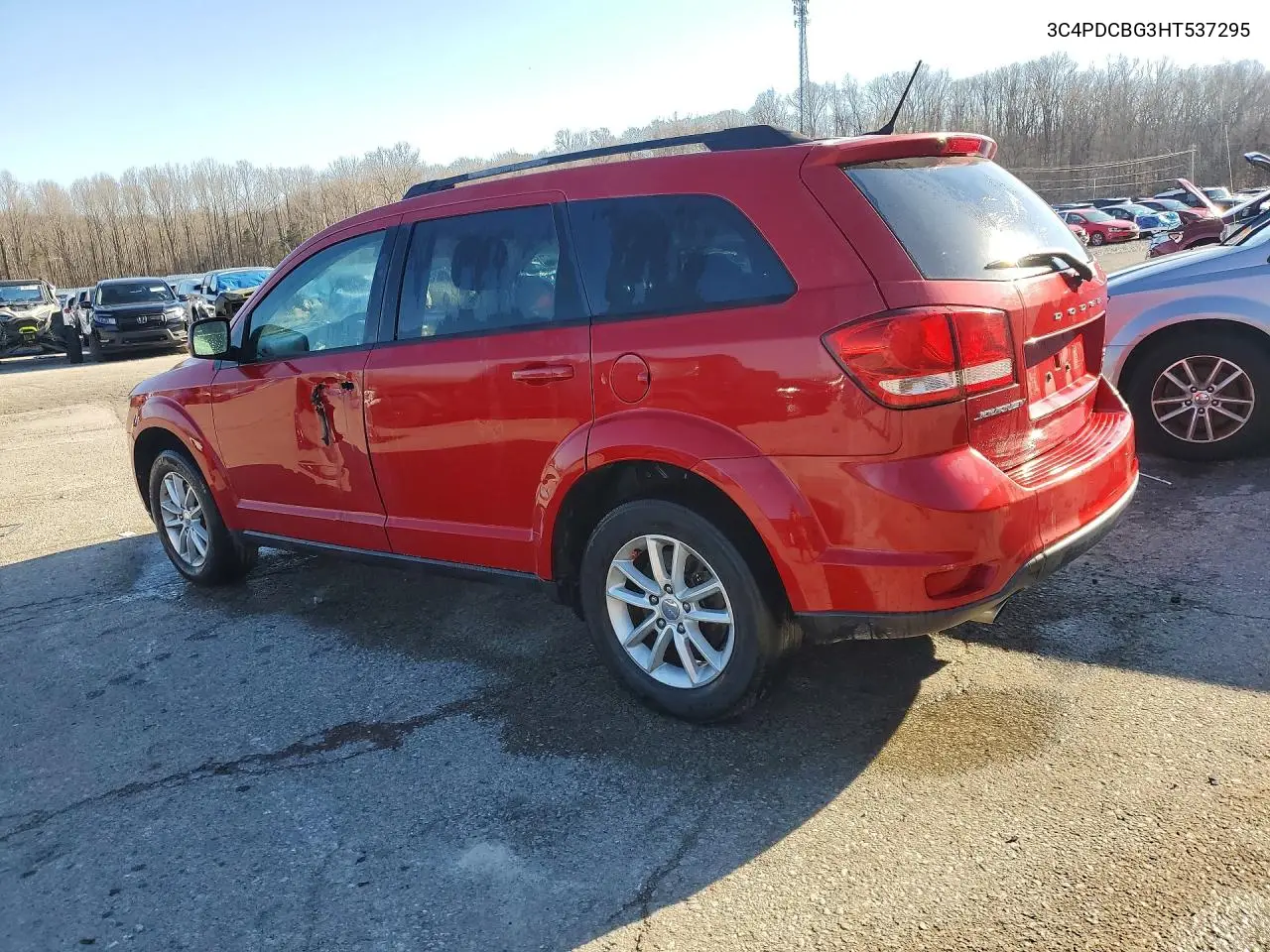 2017 DODGE JOURNEY VIN 3C4PDCBG3HT537295 — фото 2